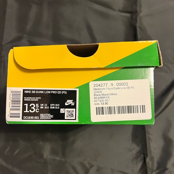 Nike Dunk Low Medicom Toy - Picture 5 of 5